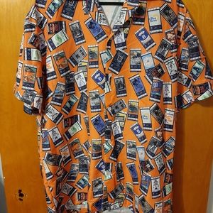 Detroit Tiger Ticket Button Down
